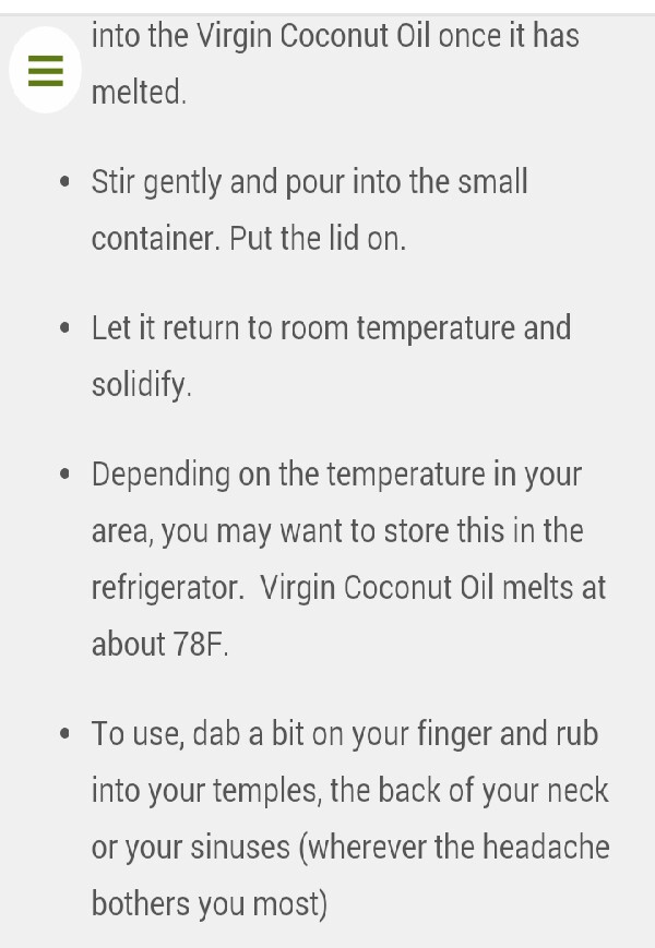 DIY Headache Balm!!