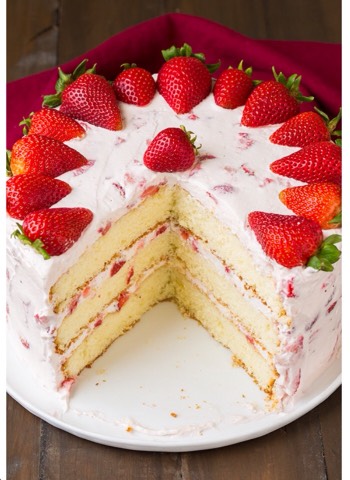 Amazing Fresh Strawberry Cream Cake 