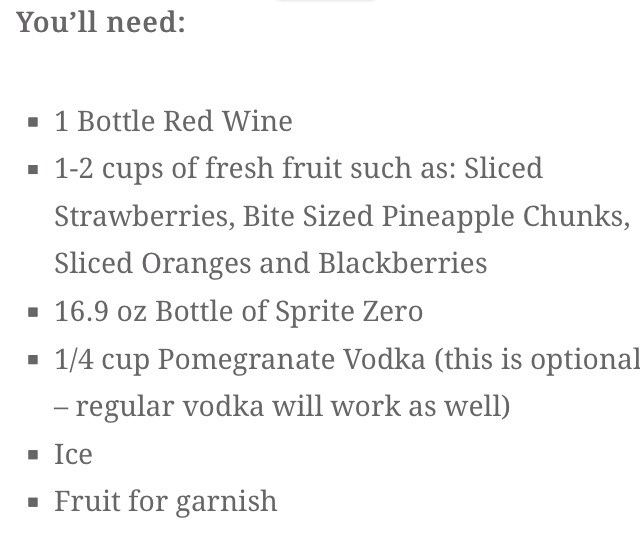 Skinny Sangria 🍷🍷