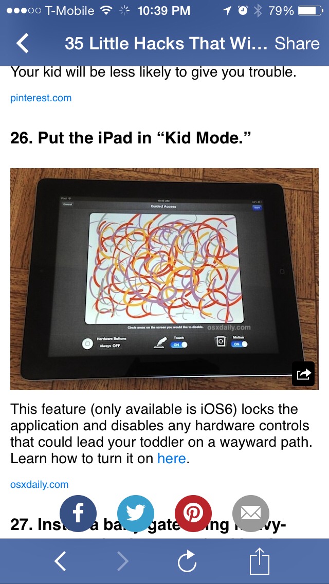 Parent Life Hack