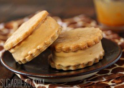12
Salted Caramel Ice Cream Sandwiches