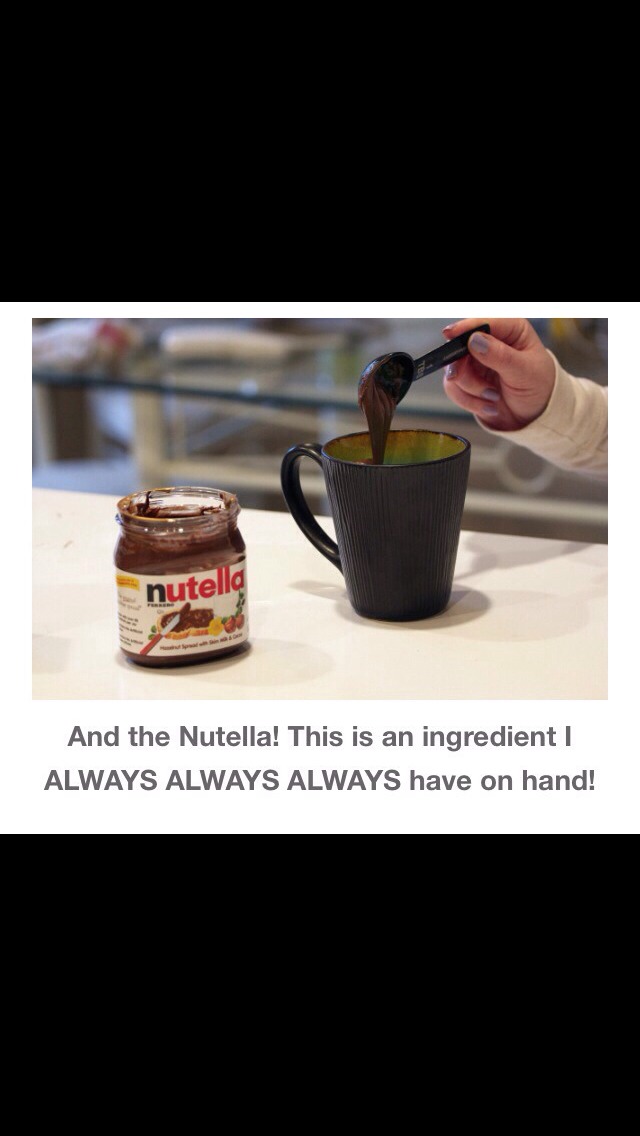 Nutella Mug Cake, Bro Thats Delicious!! 