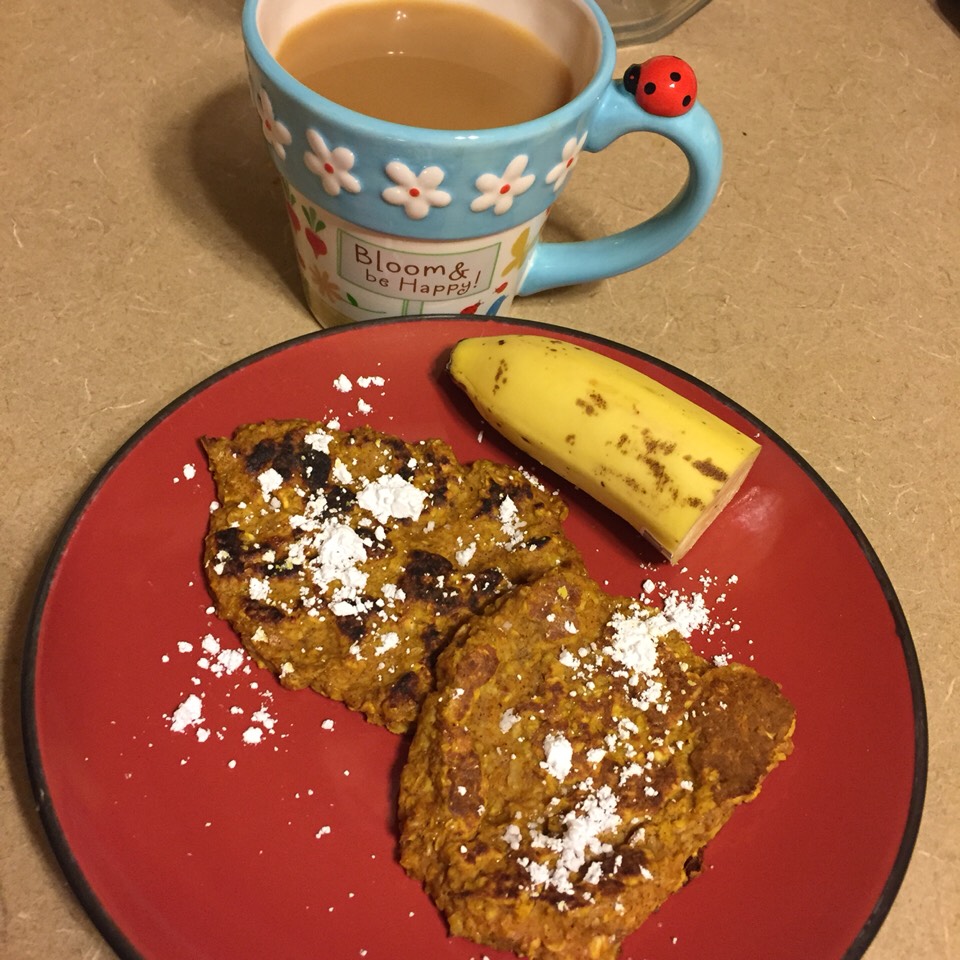 Pumpkin Oatmeal Pancakes 