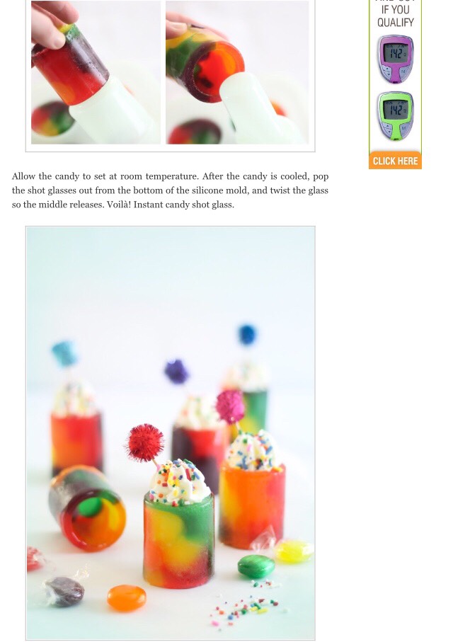Diy Hard Candy Shot Glasses 🍭
