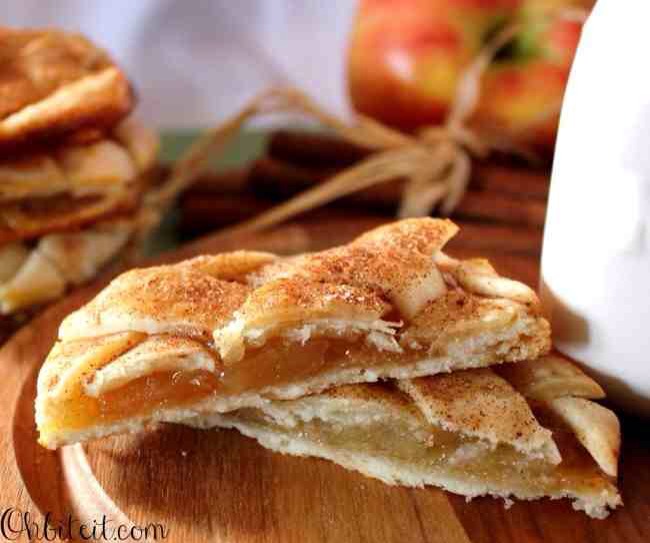 Open up and bite into the juiciest, chewiest, fruitiest Apple Pie Cookie ever…
