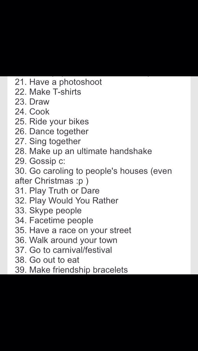 100 Things To Do While Your At A Sleep Over 