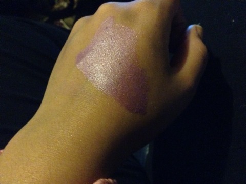 Put back into the palette :} look at how pigmented it is now! and this is JUST a dab a little goes a LONG way trust me. 