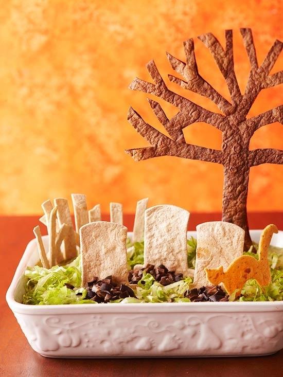 Tombstone Taco Dip

http://www.bhg.com/recipe/poultry/tombstone-taco-dip/