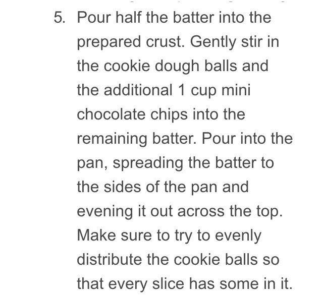 " Delicious Chocolate Chip Cookie Dough Cheesecake"