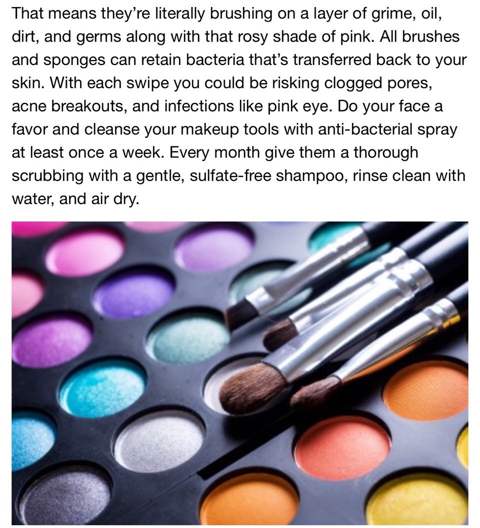7⃣ Dirty Little Beauty Habits. 😖