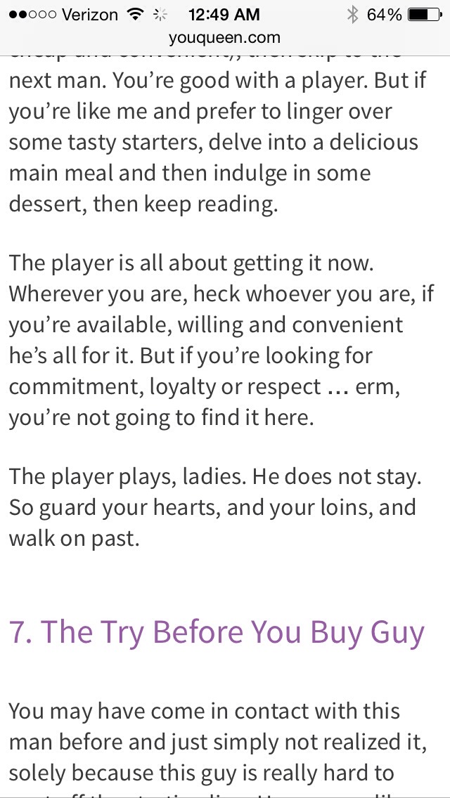 10 Types Of Men To Avoid🙅