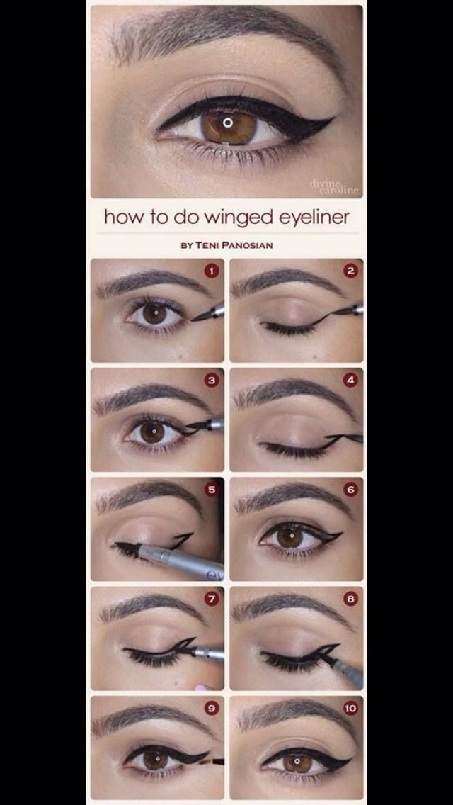 Eye Makeup Ideas And How To Do Your Eyeliner Properly