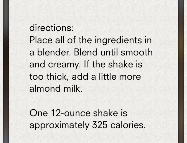 Skinny Chocolate PB Banana Shake! 