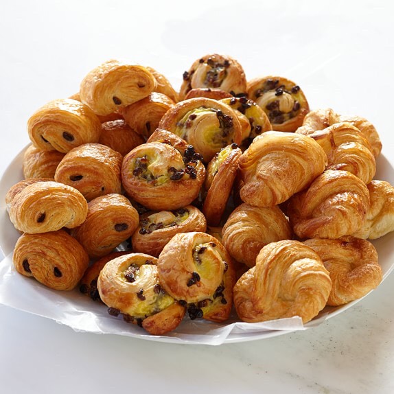 Croissants may sound strange as a snack food but personally I enjoy them. There's many differing types and some plain ones are healthier as they have no chocolate but it's your choice😉