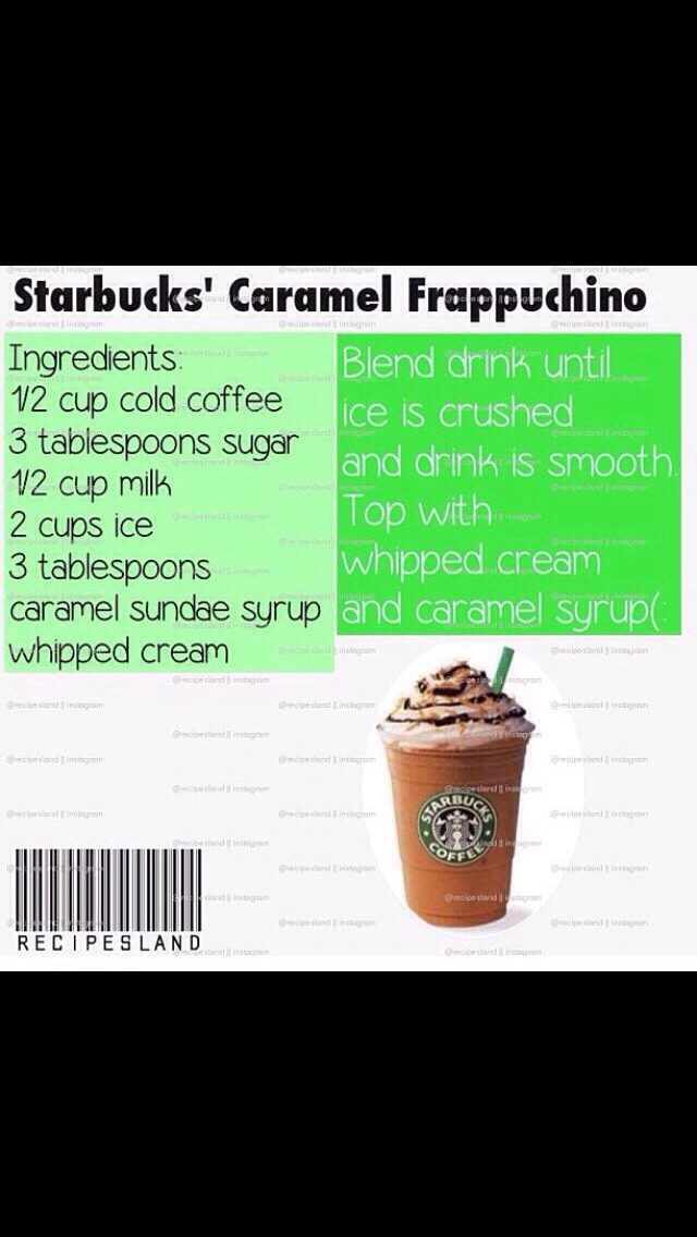 Homemade Starbucks Drinks 