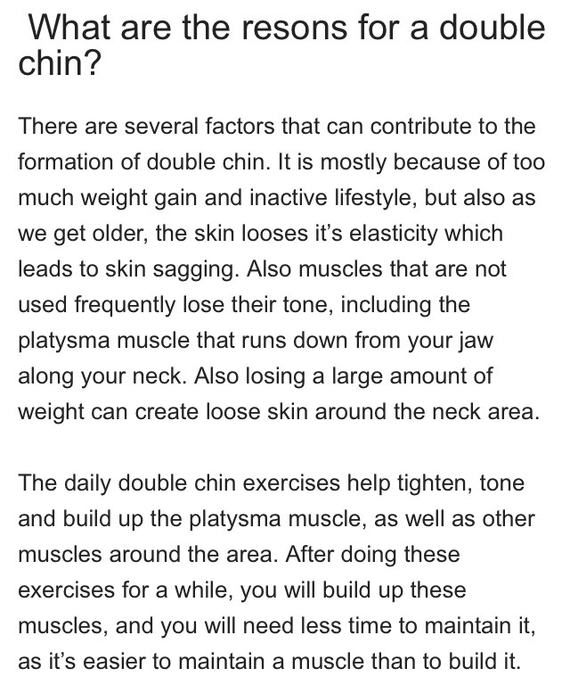 Get Rid Of Your Double Chin With These 5 Exercises!