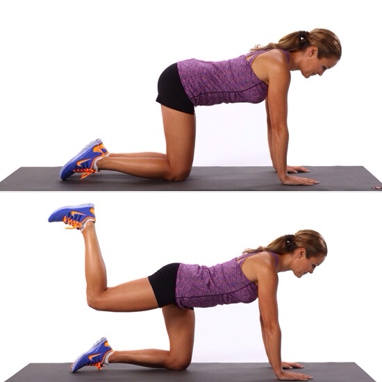| 25 Donkey Kicks (Each Leg) |