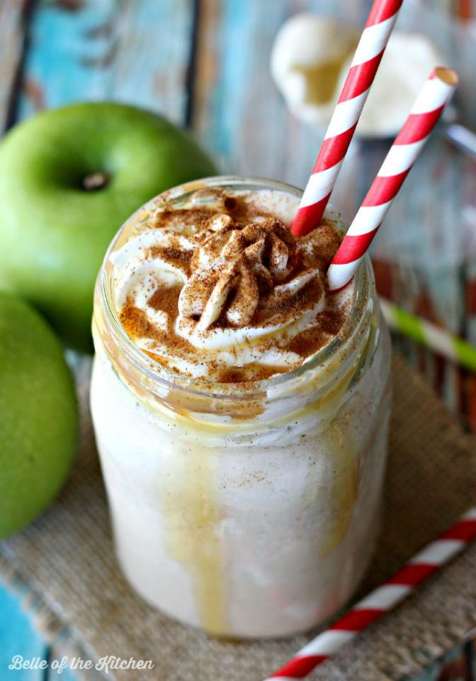 Caramel Apple Milkshake 