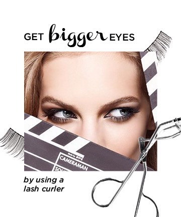 Discovering how to make your eyes look bigger becomes a lot easier when you add a lash curler to your beauty tools.Curling your lashes makes a hugedifference, If you do a side by side in the mirror with one side curled and the other side not curled, you can easily see what a dramatic difference.