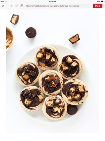 No Bake Peanut Butter Cup Cupcakes 