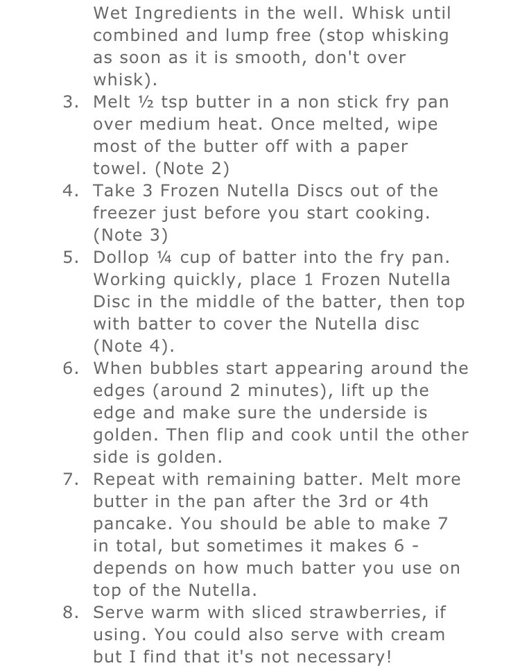 💫Nutella Stuffed Pancakes💫