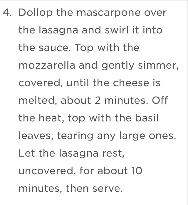 Skillet Lasagna 