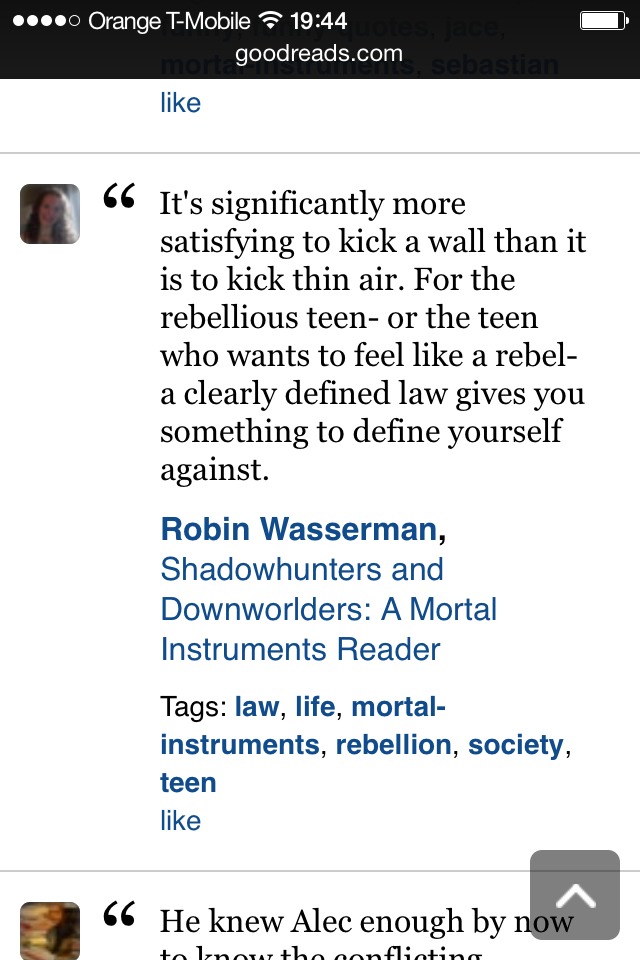 Adorable Mortal Instruments Quotes ❤️