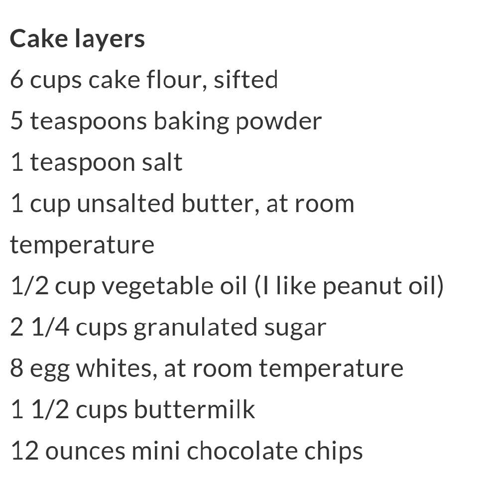 Chocolate Chip Cookie Dough Cake!