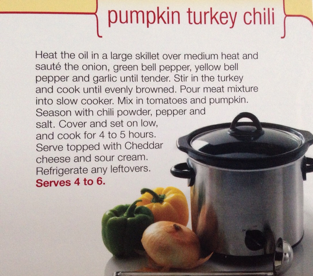Pumpkin Turkey Chili 🍴Slow Cooker Recipe So Good