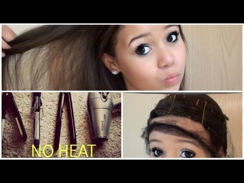 For this bobby pin all your hair straight to your head and your hair will be straight in the morning! The video for this is called "straight hair with no heat"