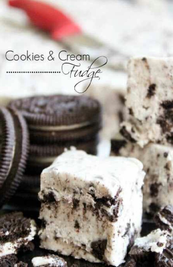 Cookies And Cream 5 Minute Fudge!