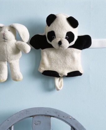 4) add a thin Velcro strip on your wall to store stuffed toys. Keeps them organised and looks awesome!!