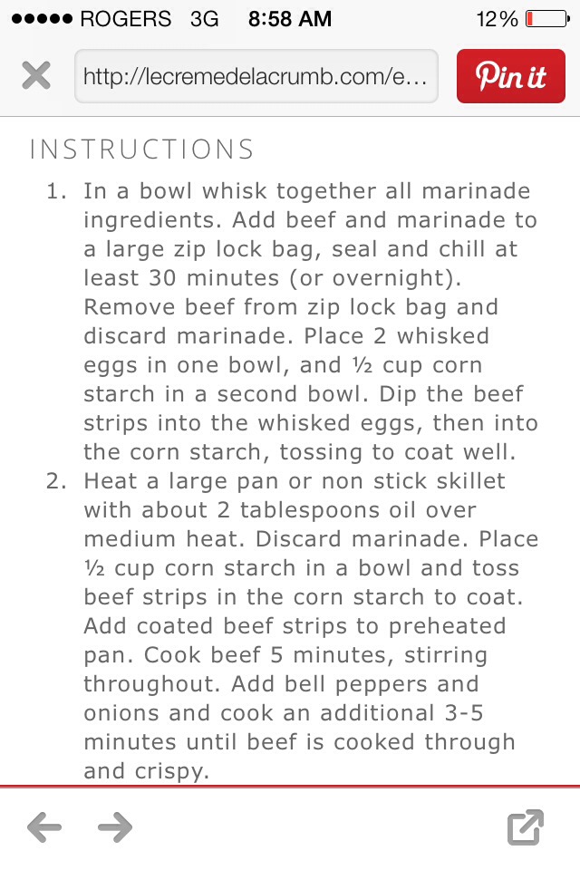Crispy Beijing Beef Recipe