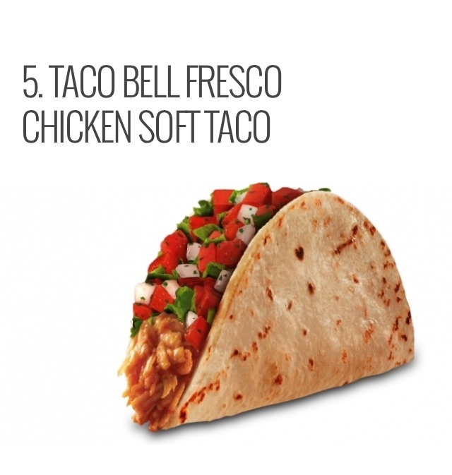 It has 140 calories and 3.5 grams of fat. Add a side of beans for only 80 calories to complete your meal.