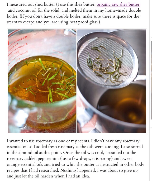Body Butter Recipe