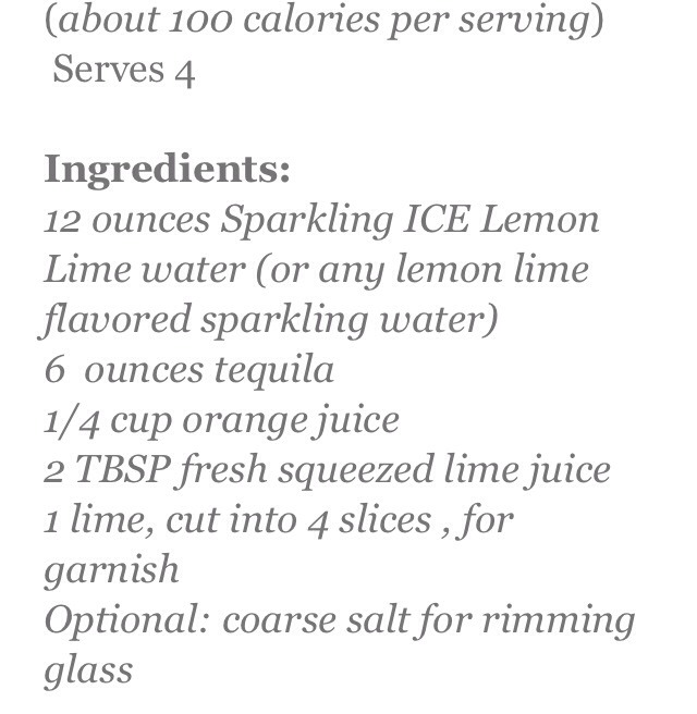 4 SKINNY Margaritas!