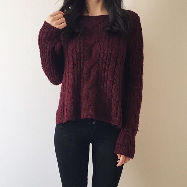 Burgundy Outfits 