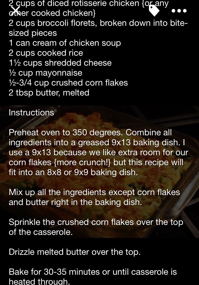 Chicken Broccoli Cheese And Rice Casserole 