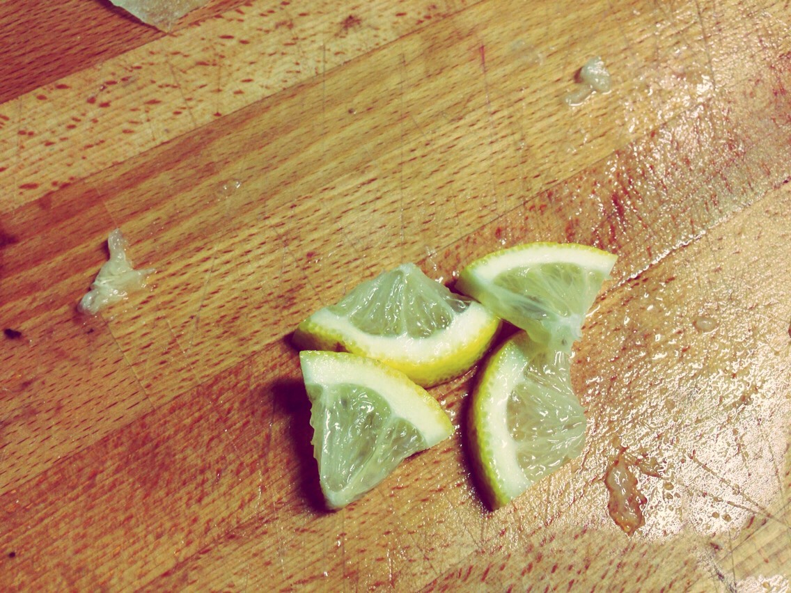 Add a thin slice of lemon for a tangy taste but don't add too much otherwise it ruins the drink