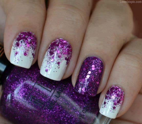 ombre glitter ideas