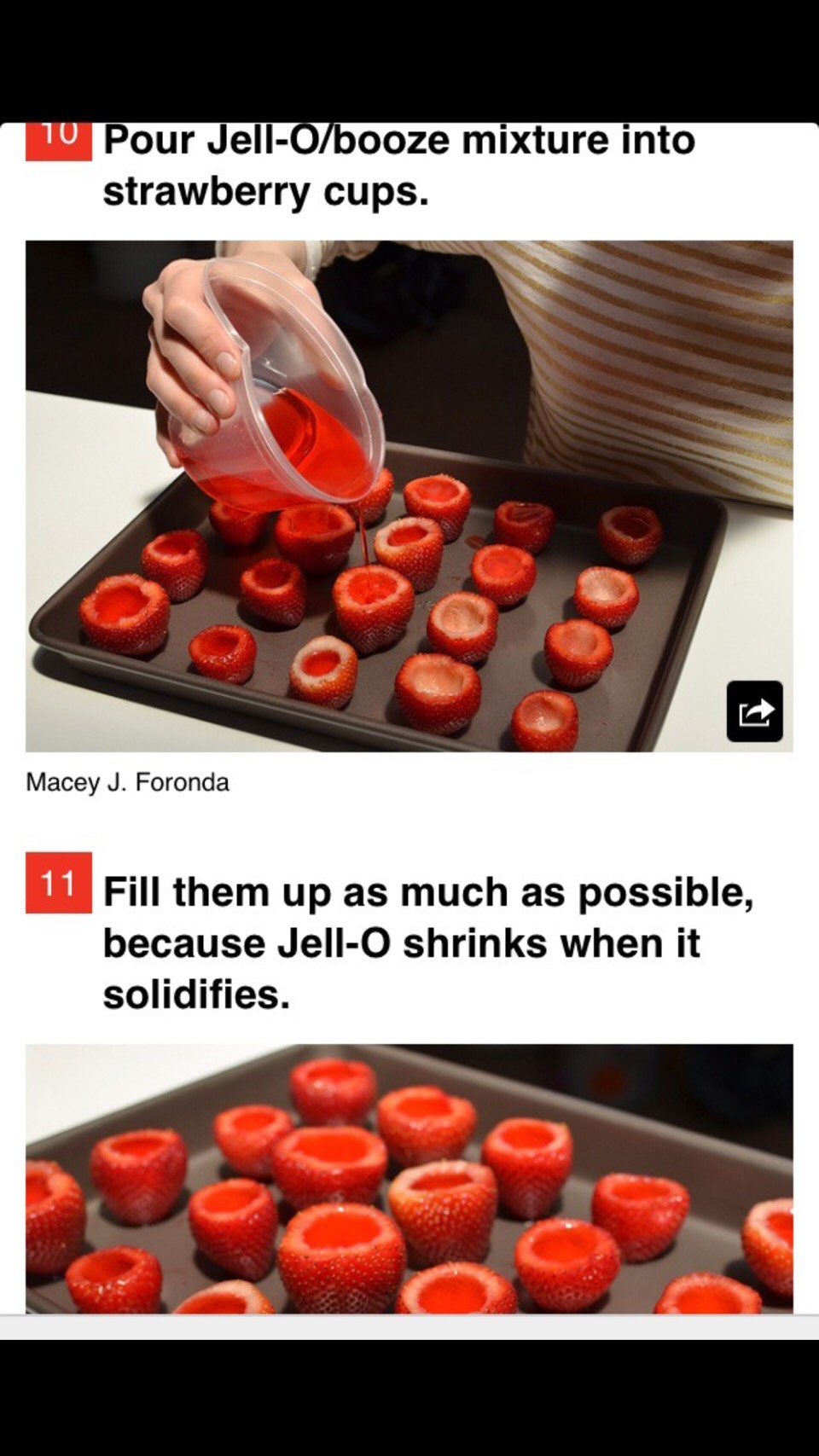 Strawberry Margarita Shot