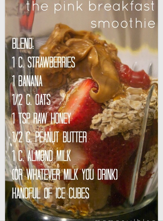 Perfect snack or breakfast smoothie! 