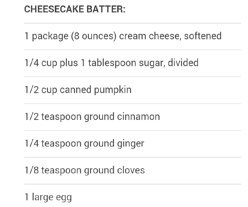 Gingerbread Pumpkin Cheesecake Bars!