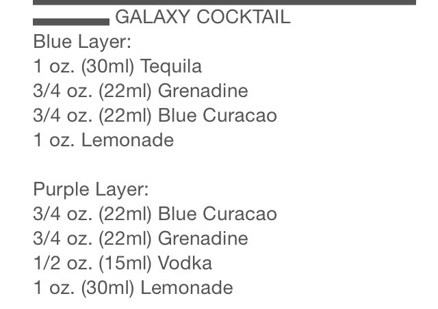 7 Galaxy Inspired Cocktail Recipes💜💙