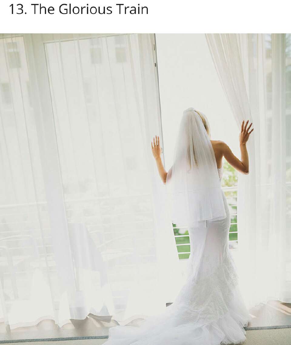 Pictures You Will Regret NOT taking Of Your Wedding Dress! 