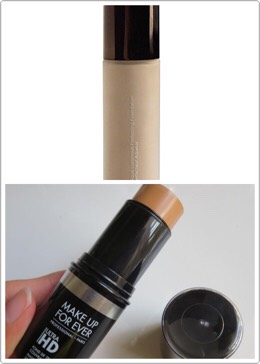 The first step to luminous glowy skin is getting a luminous foundation. My two favorites are becca Aqua luminous foundation (sheer buildable coverage) and makeup forever HD stick (full coverage)
