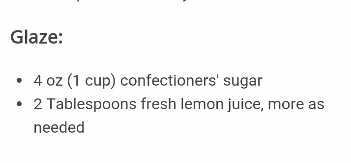 Glaze Ingredient 😋❤
