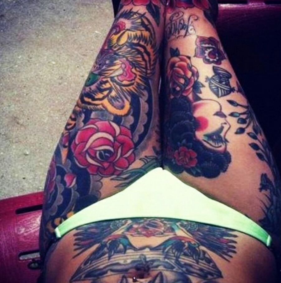 Beautiful Thigh Tattoos!!!!