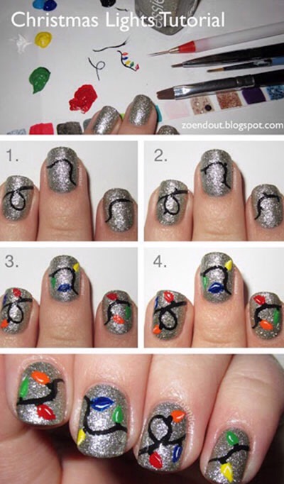 Christmas Nail Tutorials🎄