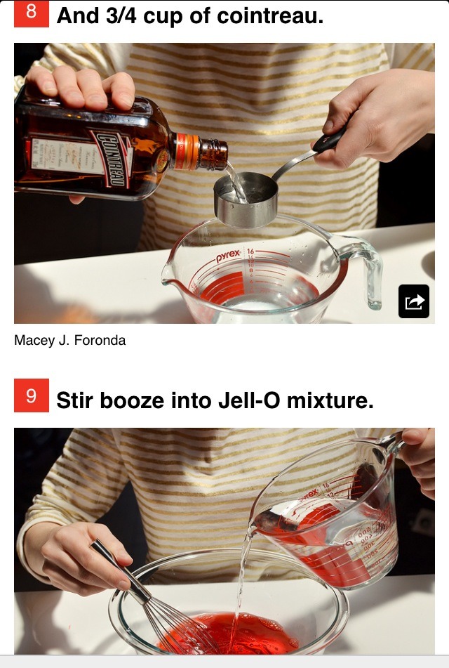 Strawberry Margarita Jello Shots! 